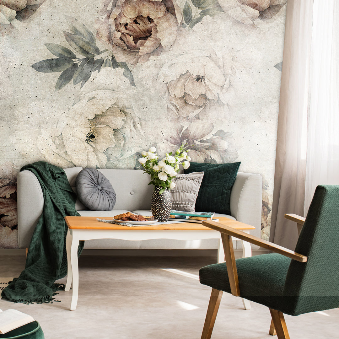 LUMASOUL Fototapeta Flizelina Rozmiar 100x70 Motyw Kwiaty