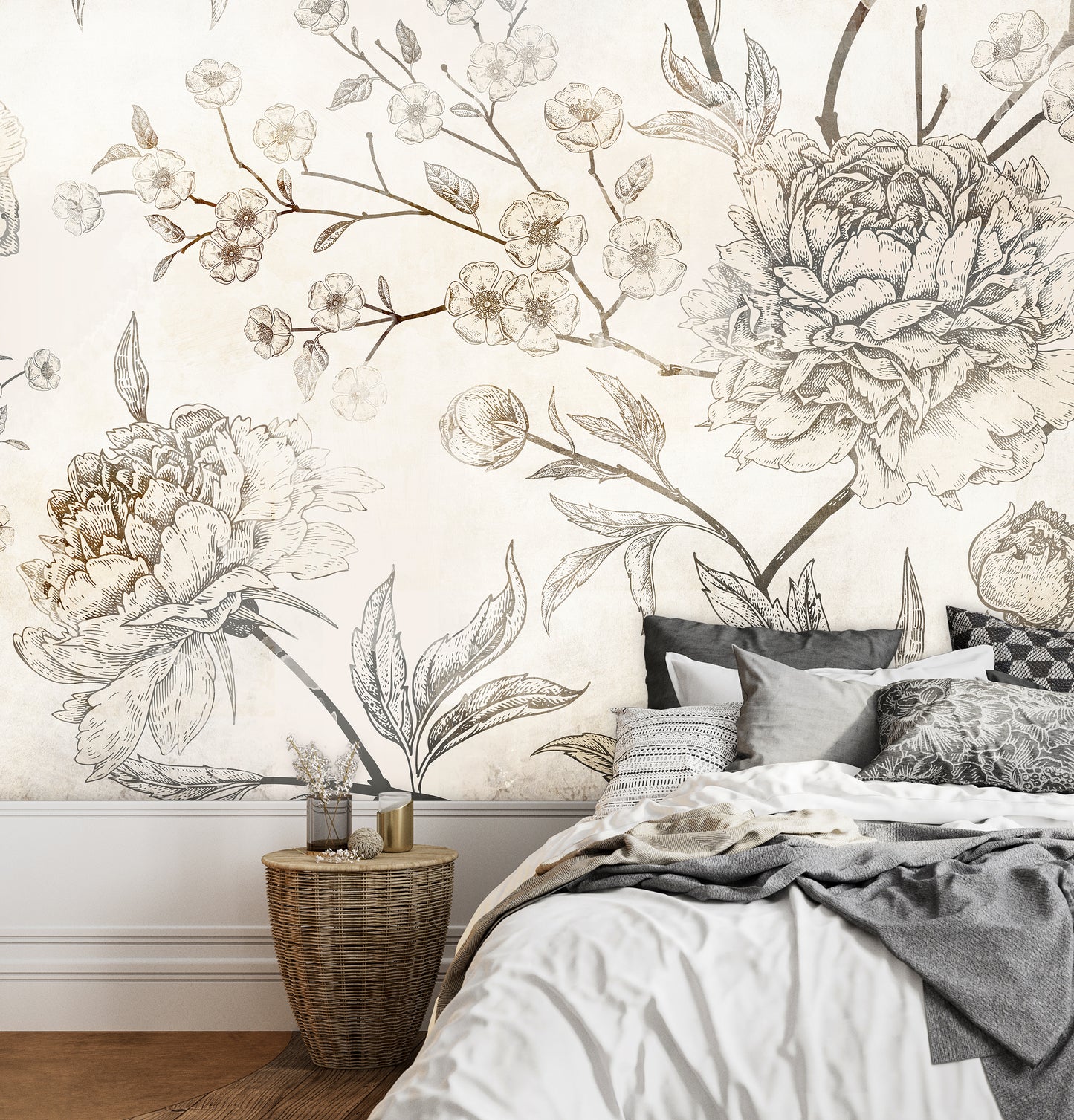 LUMASOUL Fototapeta Flizelina Rozmiar 100x70 Motyw KWIATY