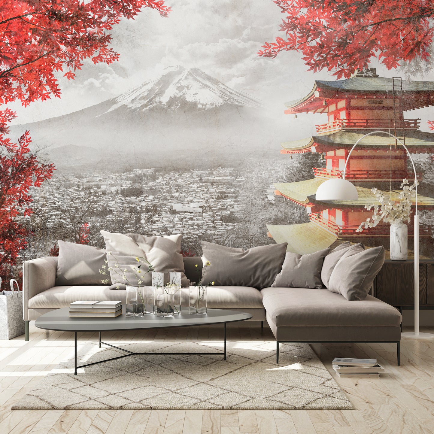 LUMASOUL Fototapeta Flizelina Rozmiar 100x70 Motyw Natura