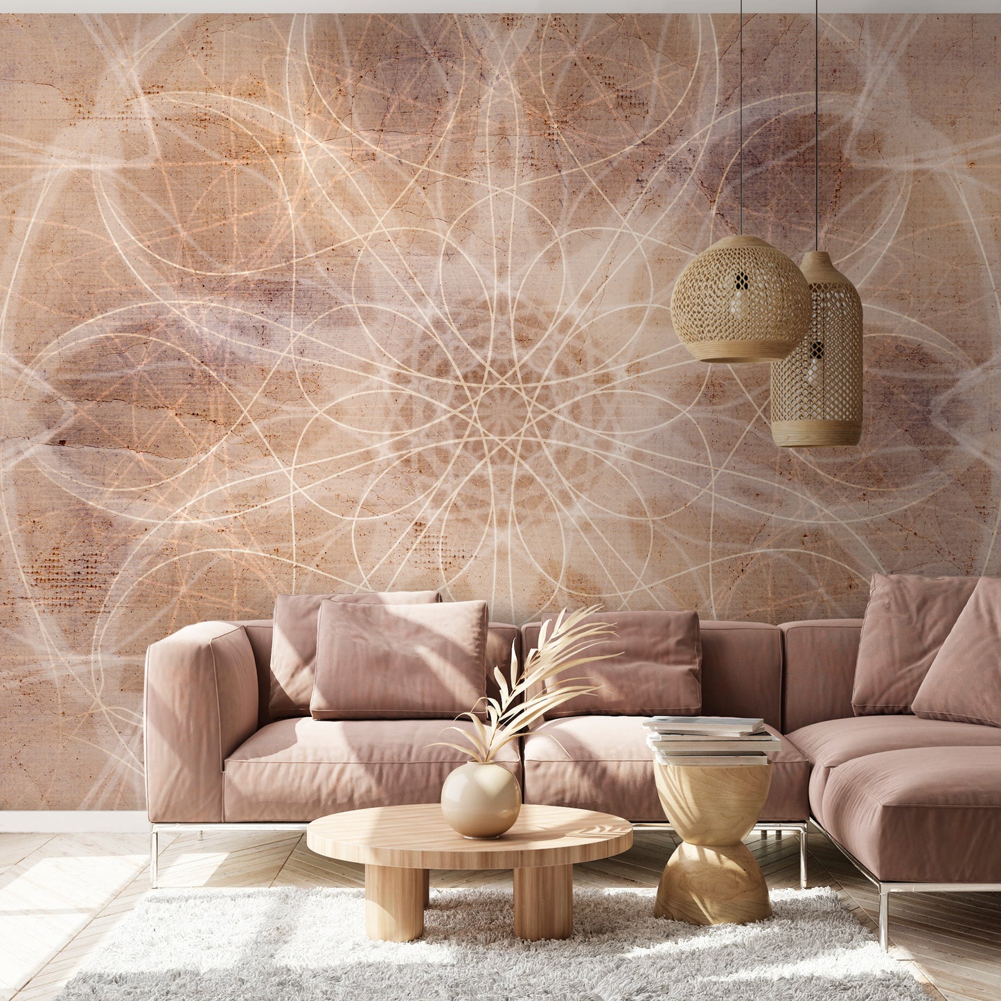 LUMASOUL Fototapeta 100x70 Tła i desenie Hinduski-Boho