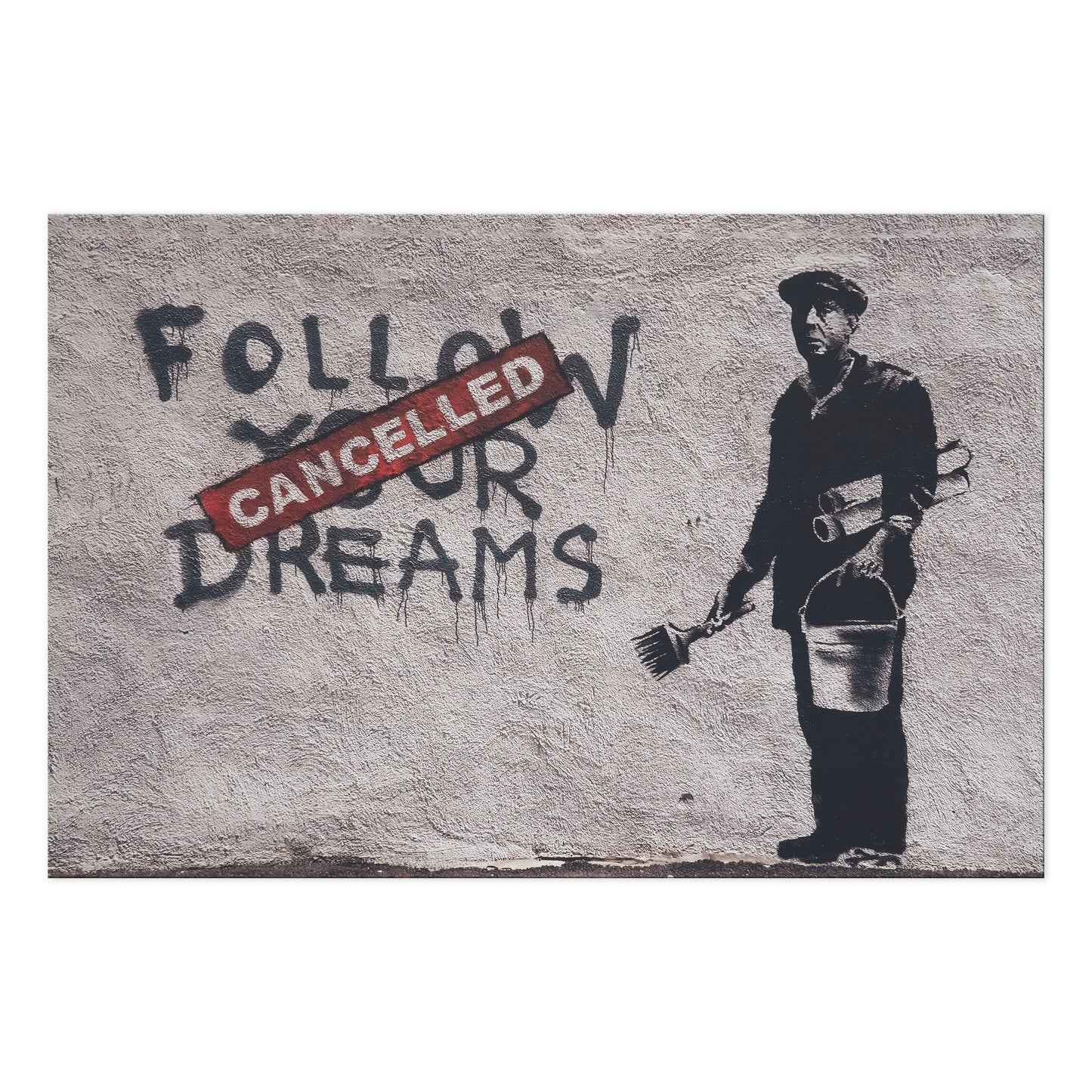 LUMASOUL Obraz 120x80 Wiele kolorów Banksy