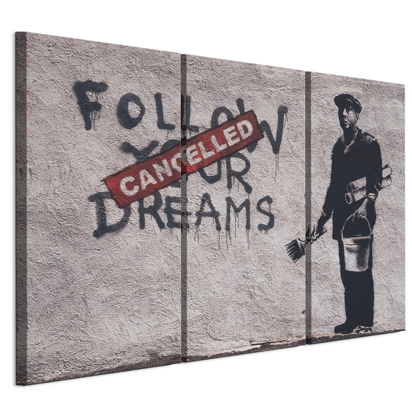 LUMASOUL Obraz 120x80 Wiele kolorów Banksy