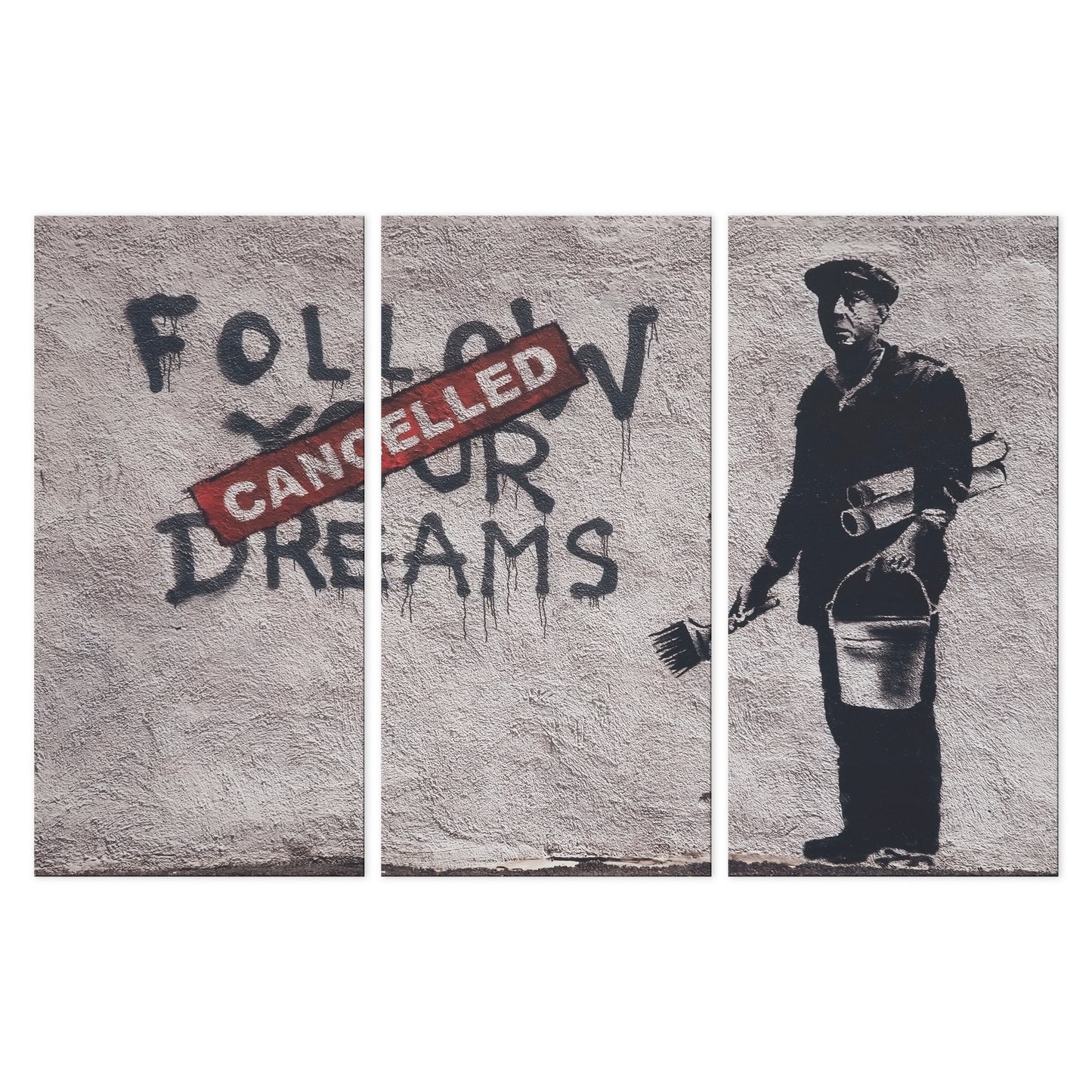 LUMASOUL Obraz 120x80 Wiele kolorów Banksy