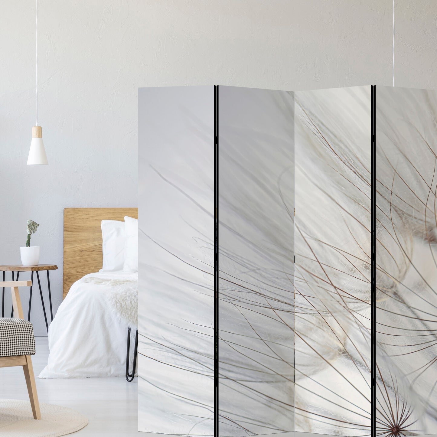 LUMASOUL Parawan kwiaty Eklektyczny