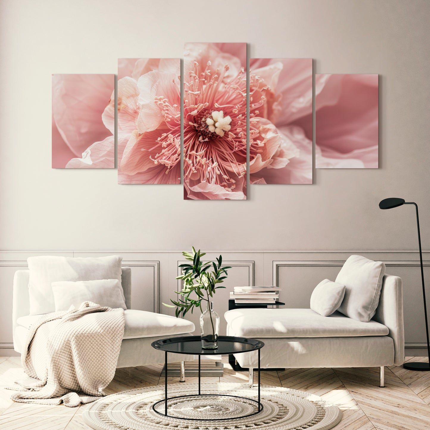 LUMASOUL Obraz 100x50 Kwiaty Eklektyczny