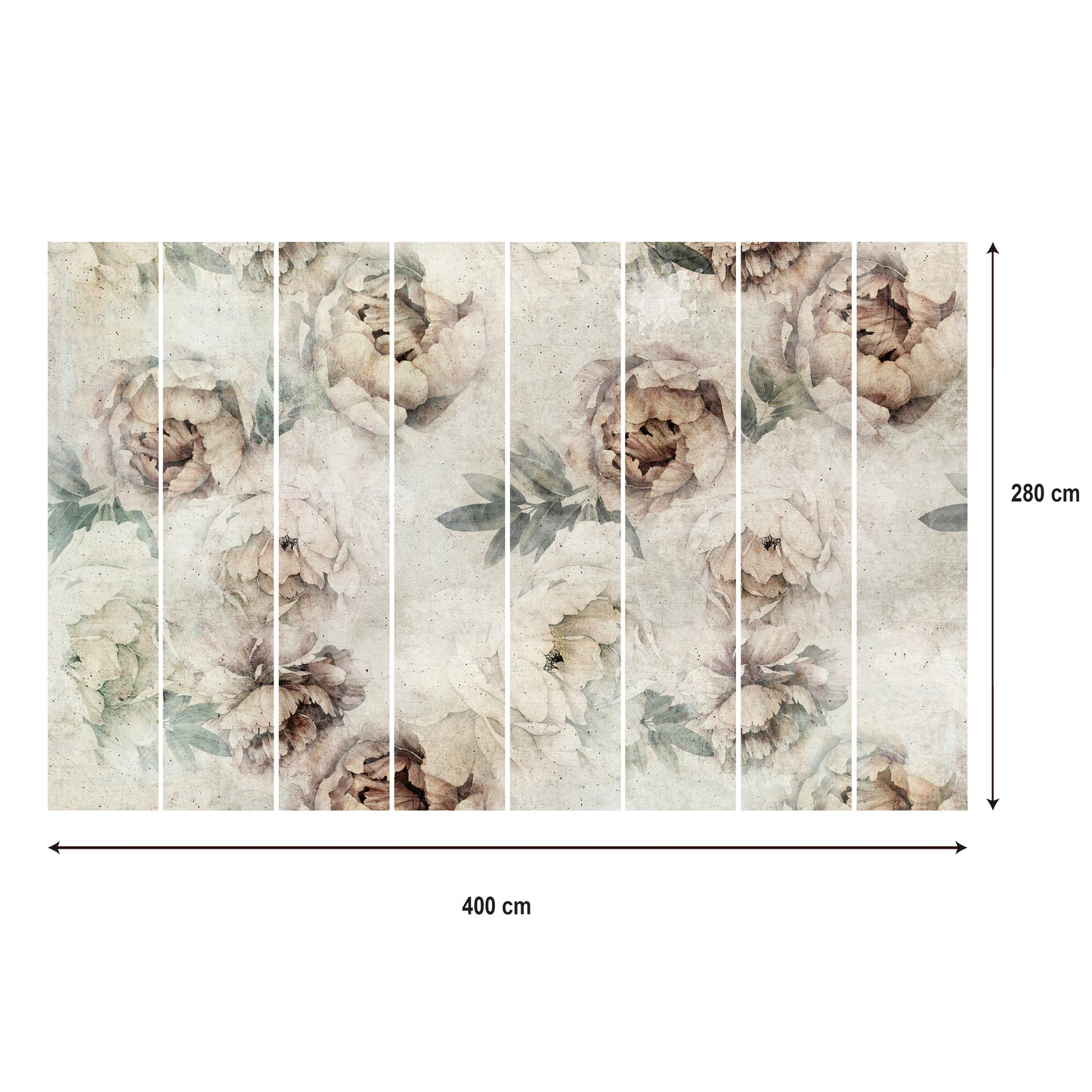 LUMASOUL Fototapeta Flizelina premium Rozmiar 100x70 Motyw Kwiaty