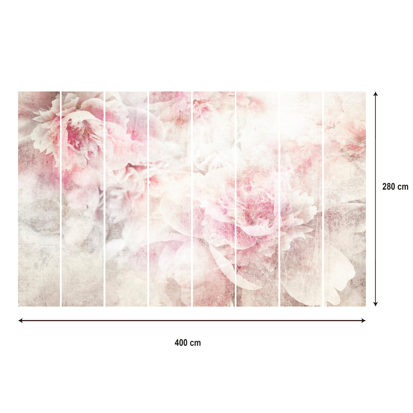 LUMASOUL Fototapeta Flizelina premium Rozmiar 100x70 Motyw KWIATY