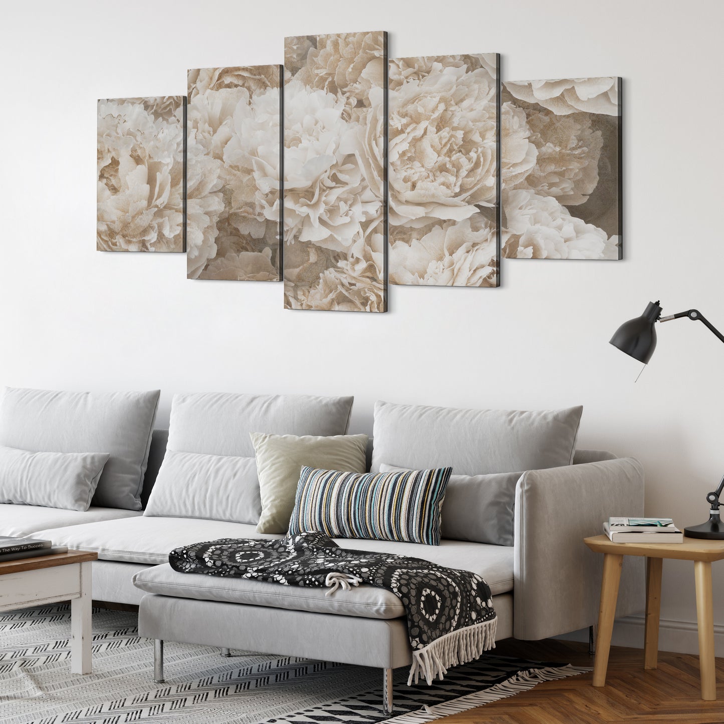 LUMASOUL Obraz 100x50 Kwiaty Eklektyczny