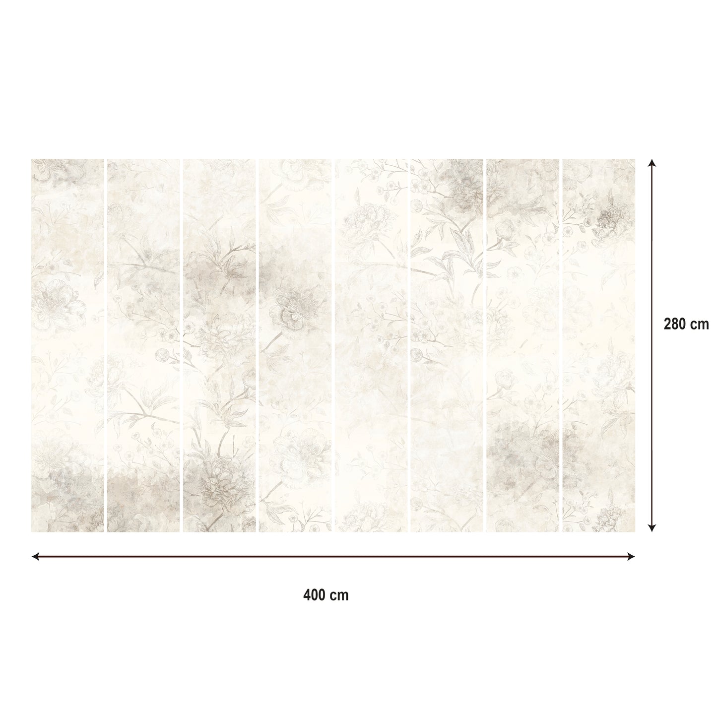 LUMASOUL Fototapeta Flizelina Rozmiar 100x70 Motyw KWIATY