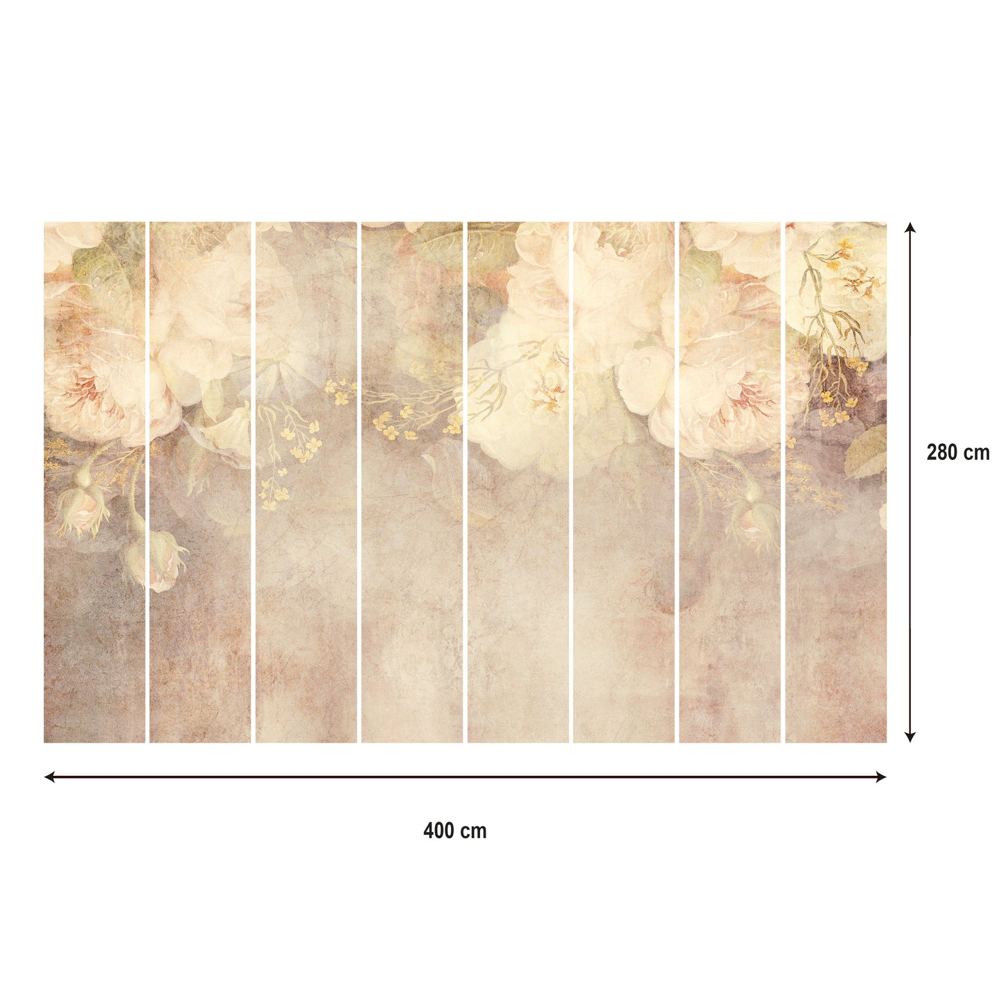 LUMASOUL Fototapeta Flizelina Rozmiar 100x70 Motyw KWIATY