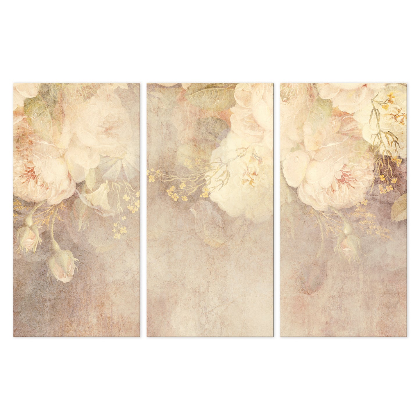 LUMASOUL Obraz 120x80 Kwiaty Rustykalny