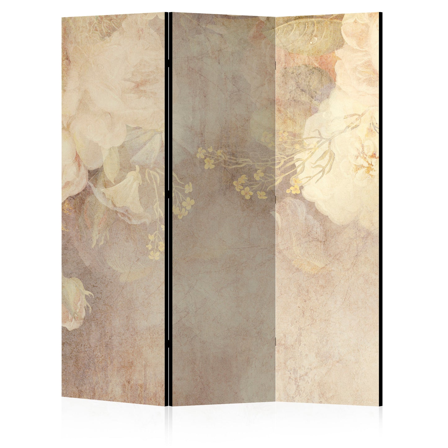 LUMASOUL One-sided screen 135x172 flowers Rustic