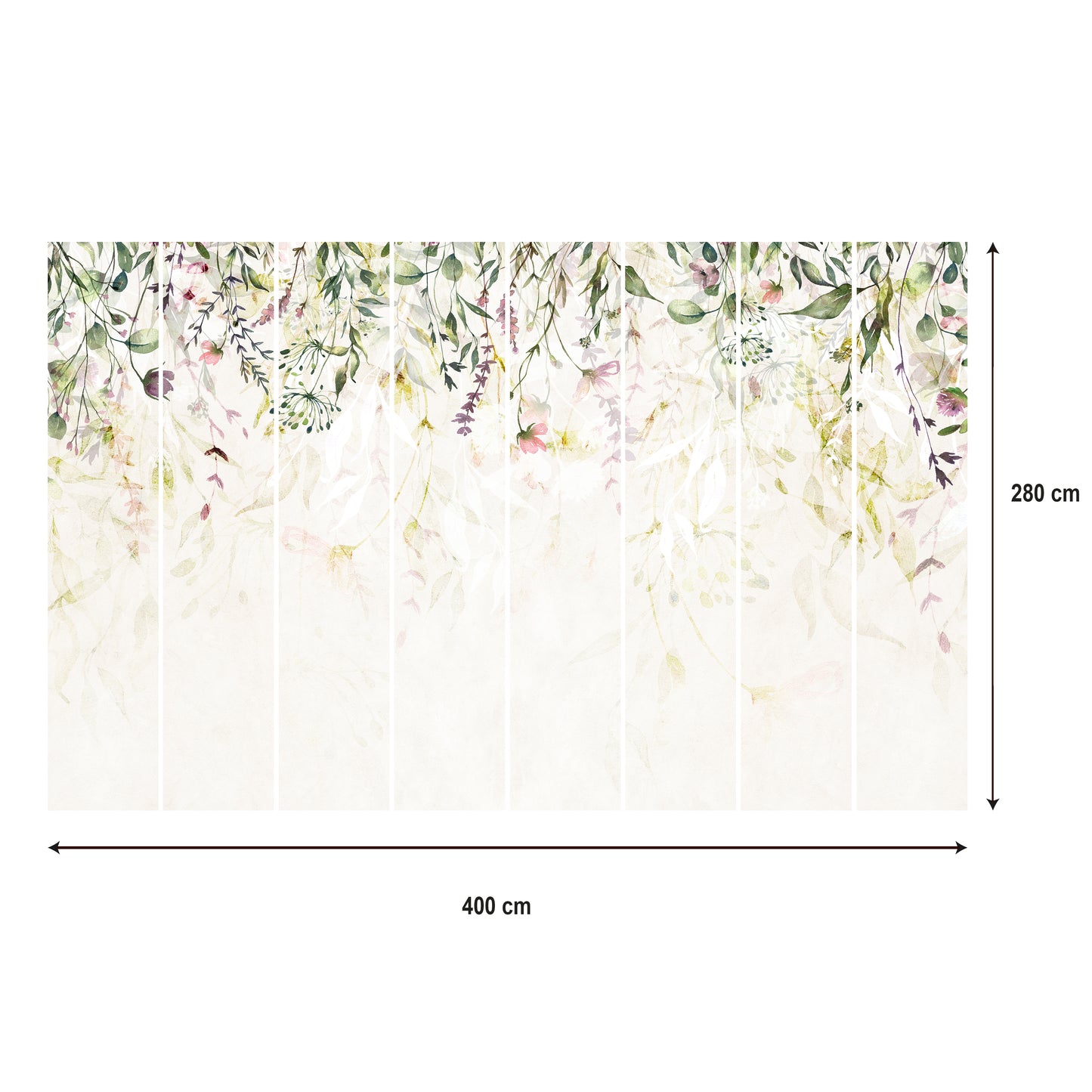 LUMASOUL Fototapeta Flizelina Rozmiar 100x70 Motyw KWIATY