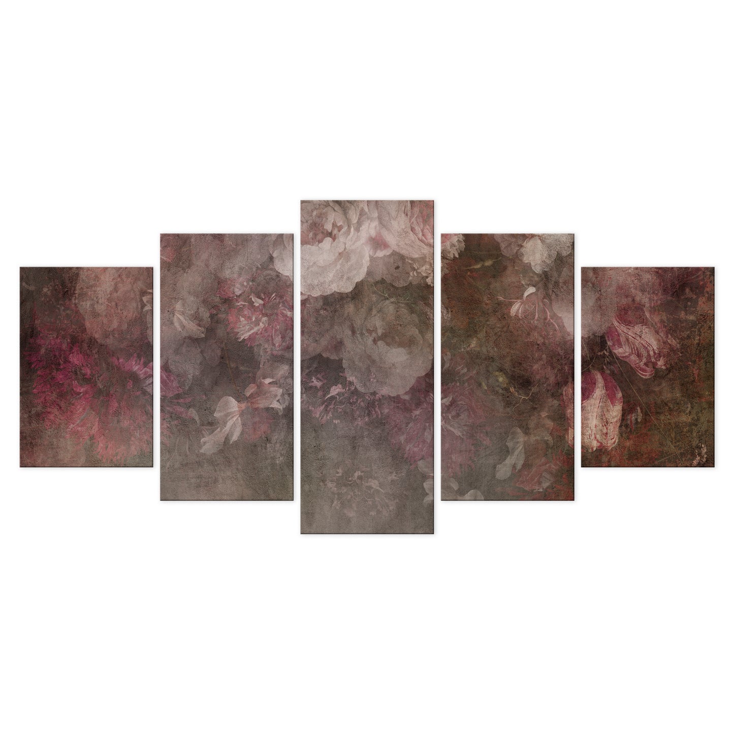 LUMASOUL Obraz 100x50 Kwiaty Rustykalny