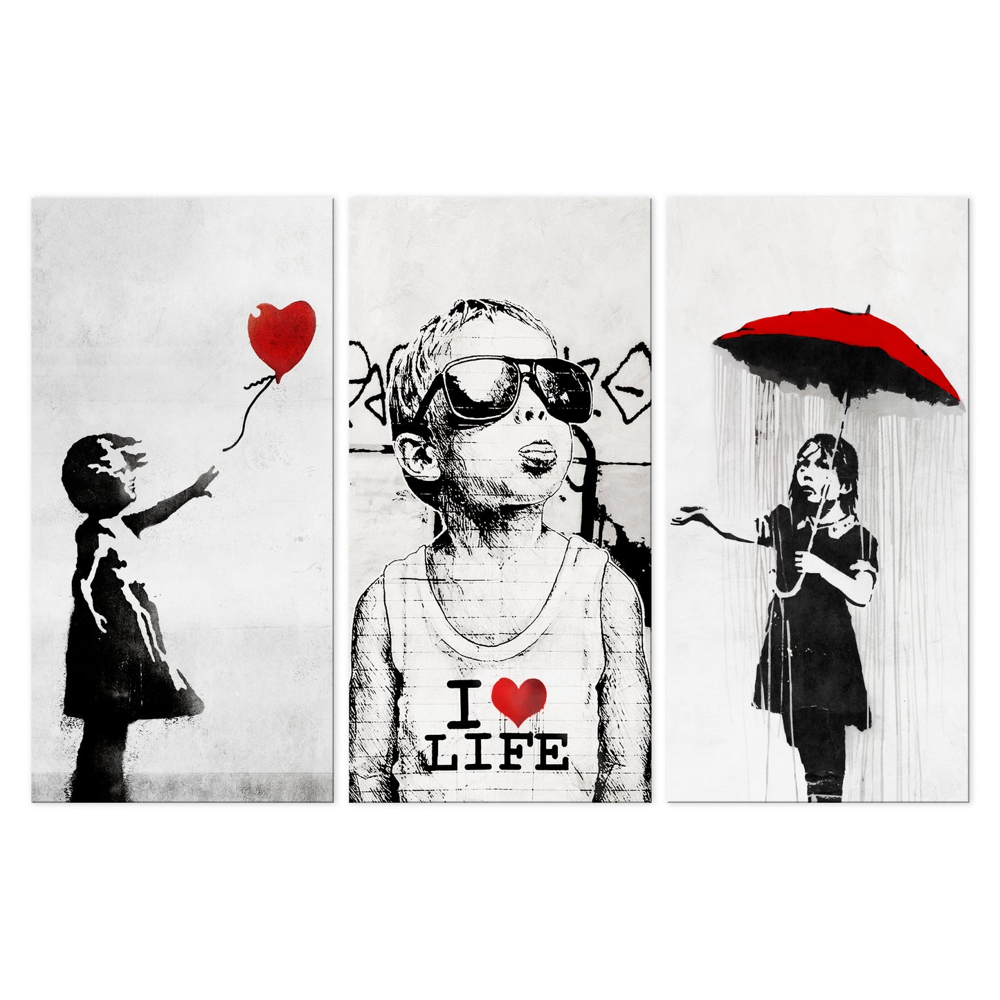 LUMASOUL Obraz 120x80 Postacie Banksy