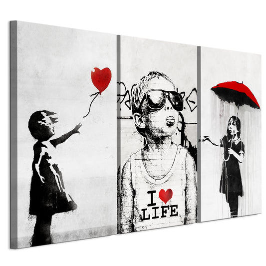 LUMASOUL Obraz 120x80 Postacie Banksy