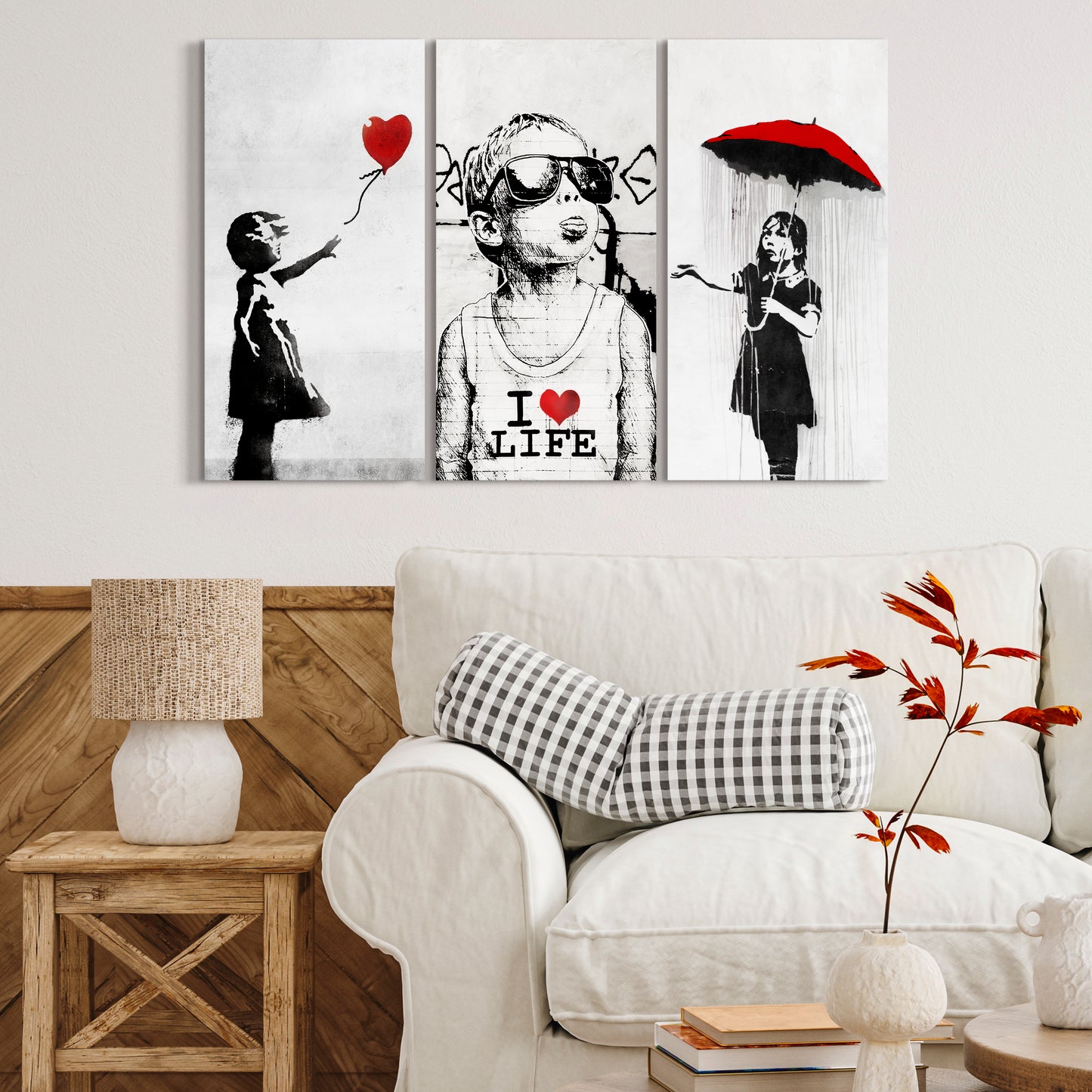 LUMASOUL Obraz 120x80 Postacie Banksy