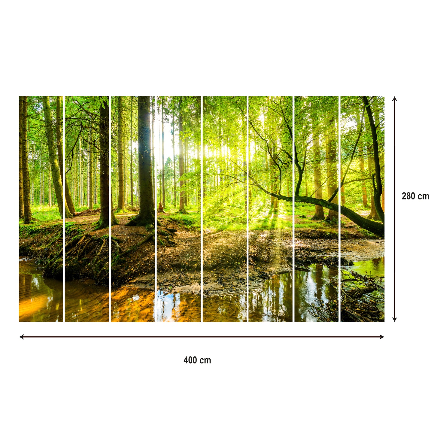 LUMASOUL Fototapeta Flizelina Rozmiar 100x70 Motyw Natura