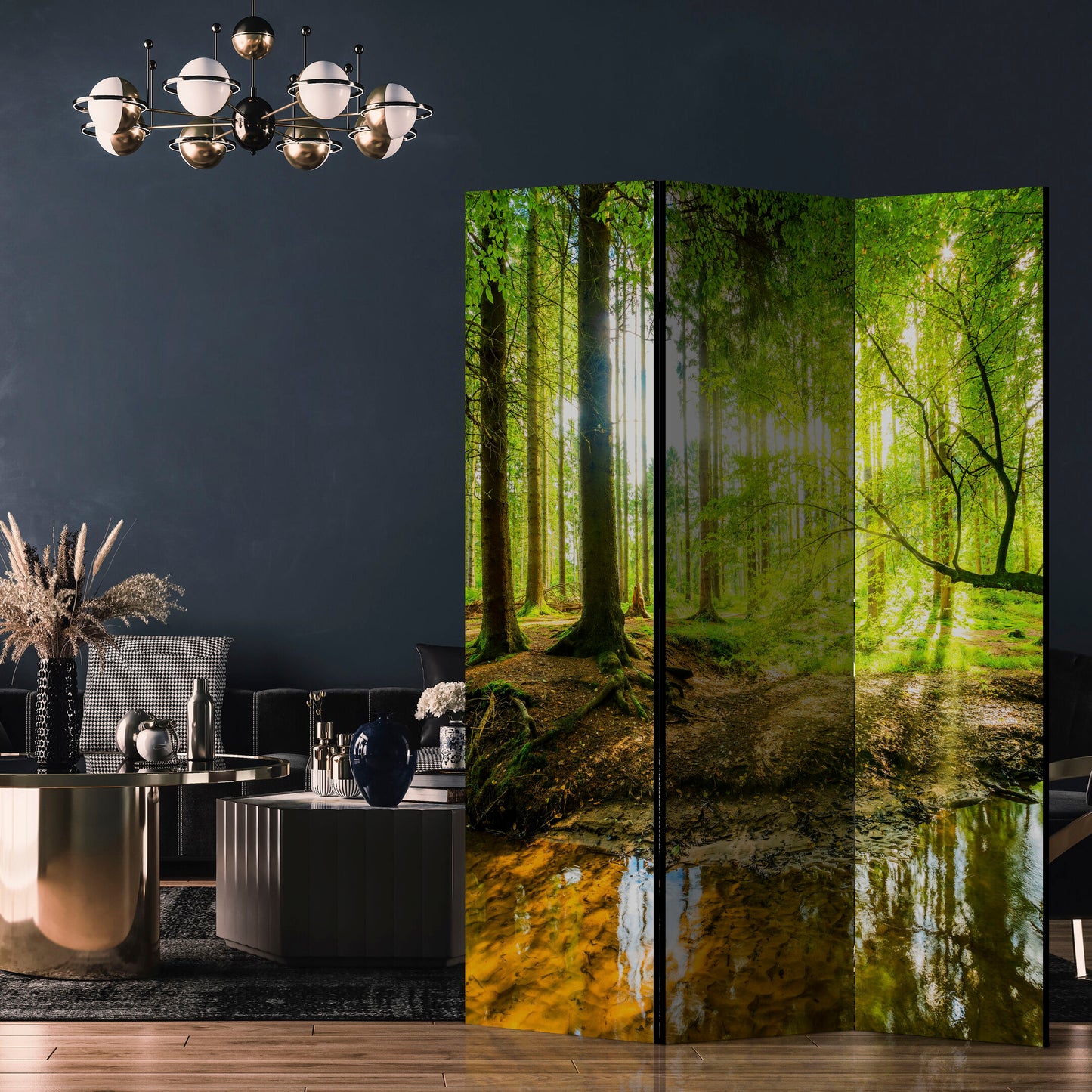 LUMASOUL Parawan natura Eklektyczny