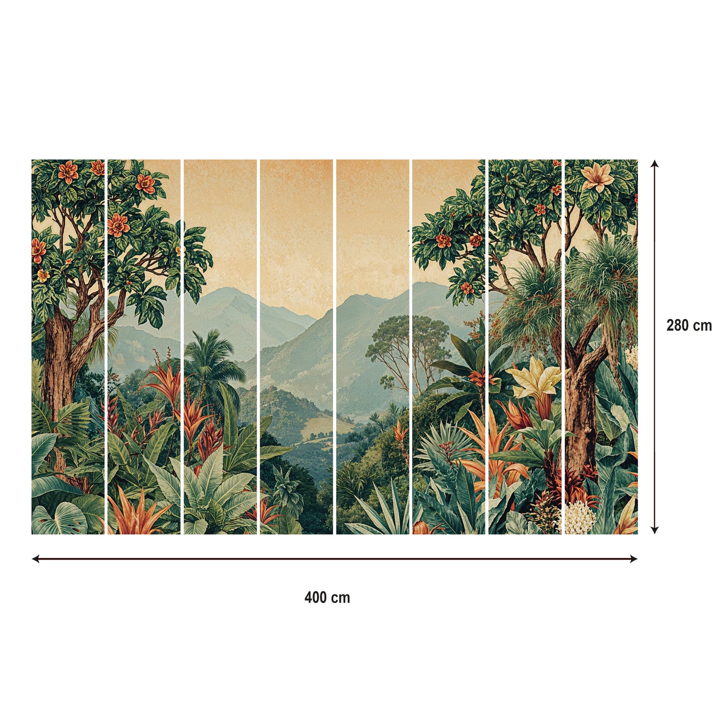 LUMASOUL Fototapeta Flizelina Rozmiar 100x70 Motyw NATURA