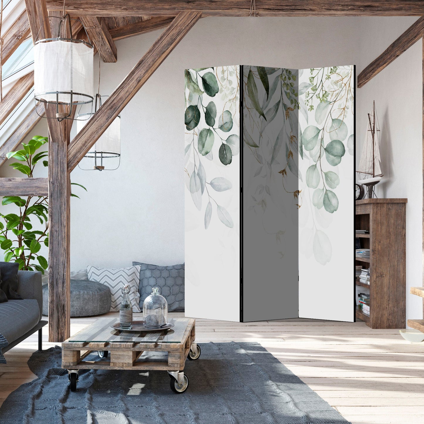 LUMASOUL Parawan natura Eklektyczny