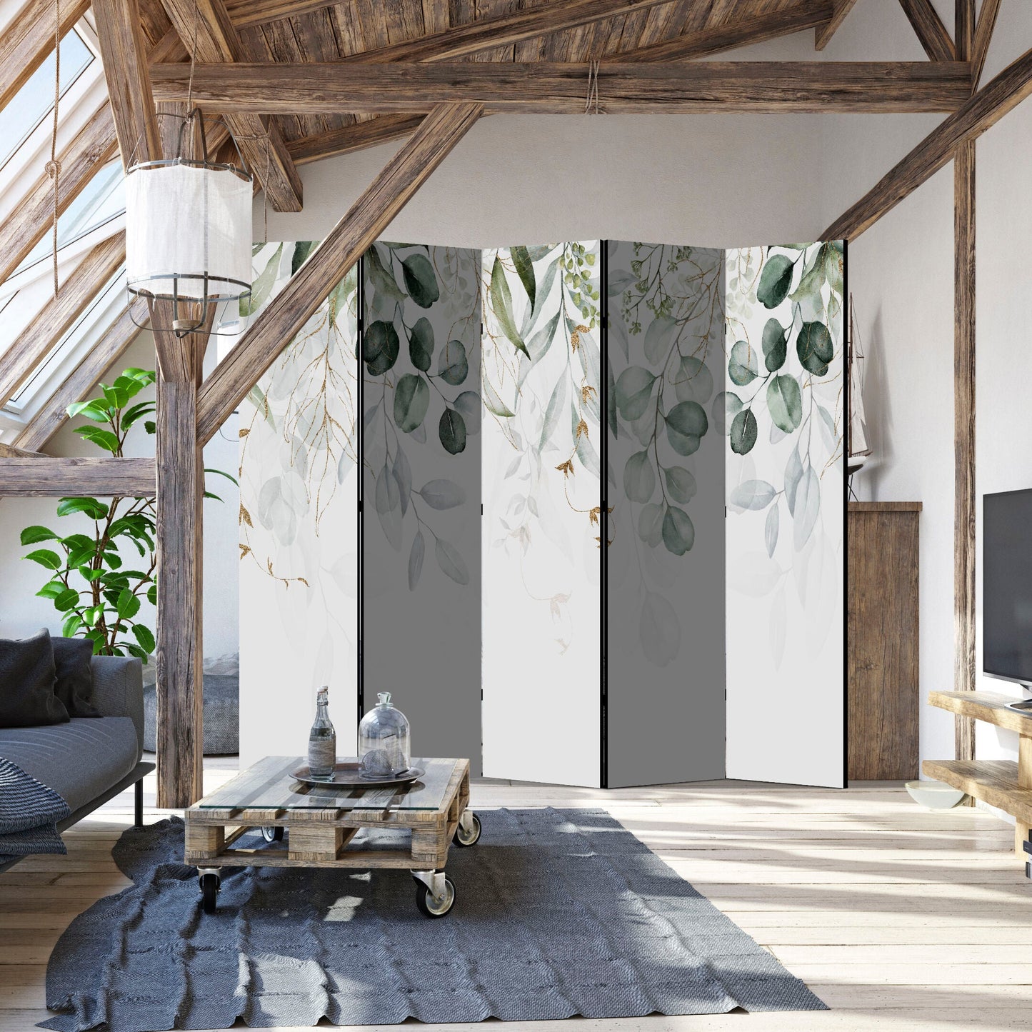 LUMASOUL Parawan natura Eklektyczny