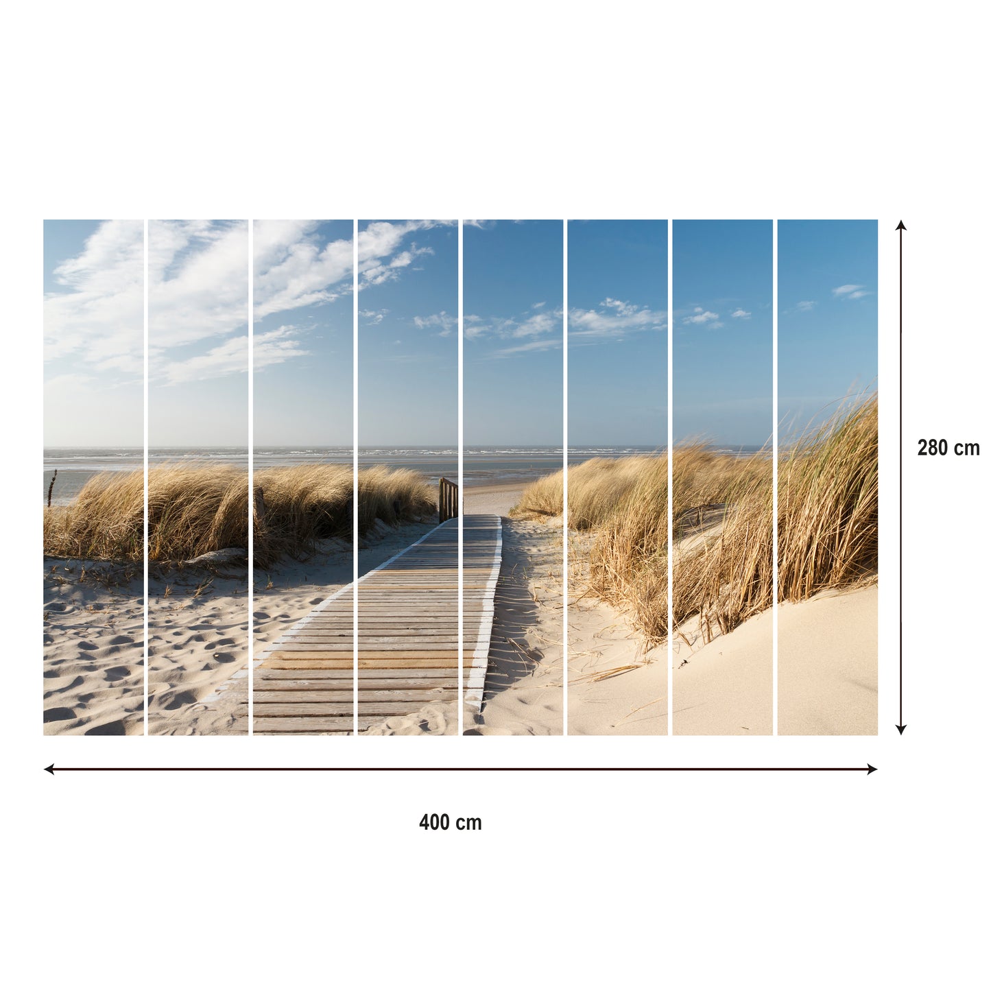 LUMASOUL Fototapeta Flizelina Rozmiar 100x70 Motyw Natura