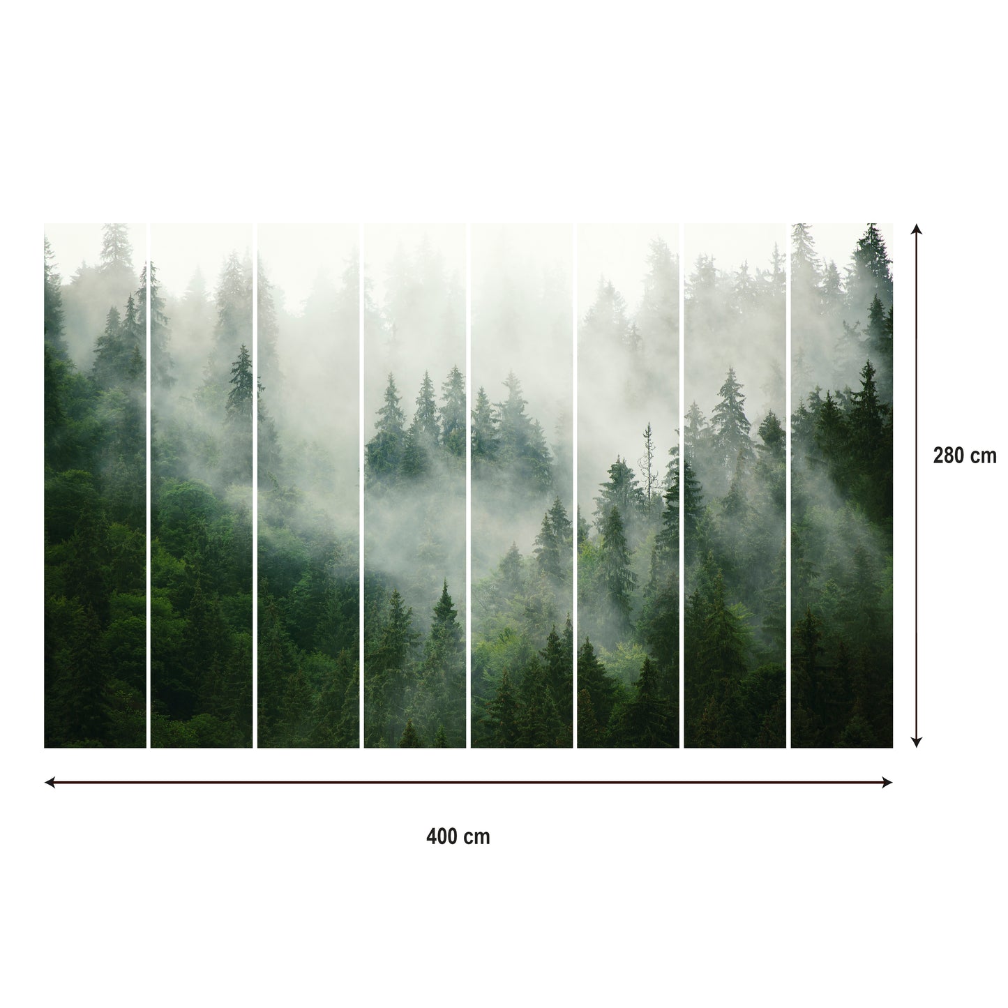 LUMASOUL Fototapeta Flizelina Rozmiar 100x70 Motyw Natura