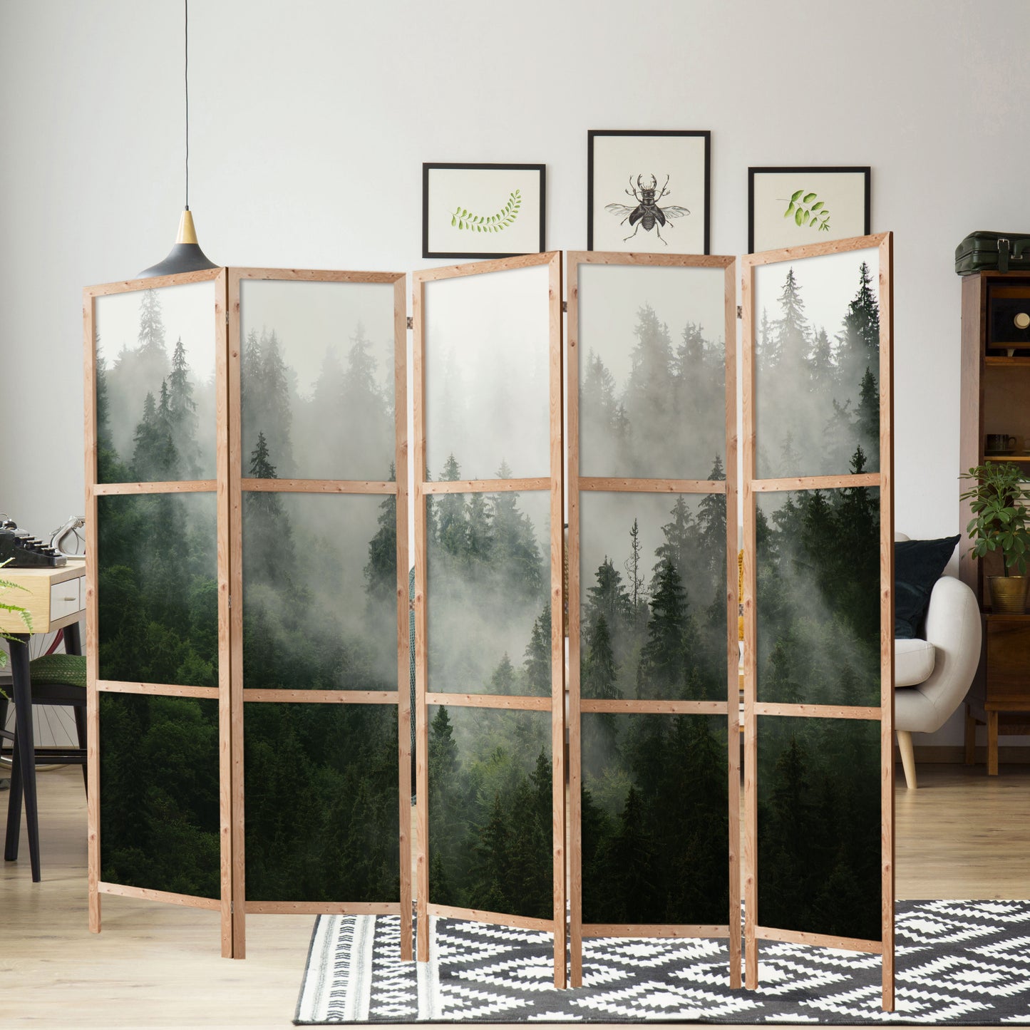 LUMASOUL Parawan natura Eklektyczny