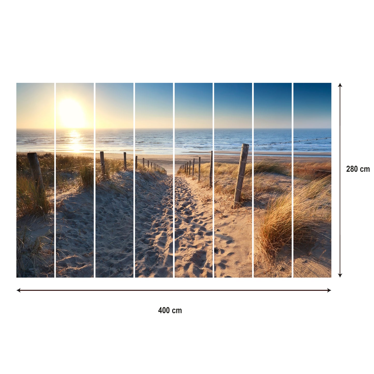 LUMASOUL Fototapeta Flizelina Rozmiar 100x70 Motyw Natura