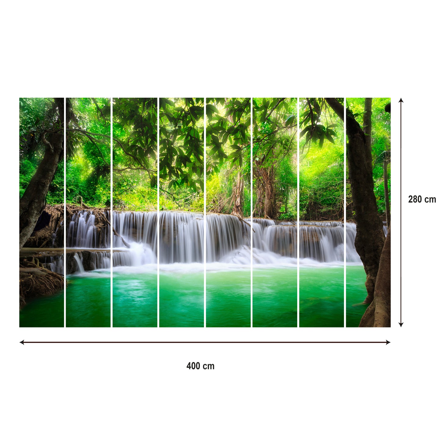 LUMASOUL Fototapeta Flizelina Rozmiar 100x70 Motyw Natura