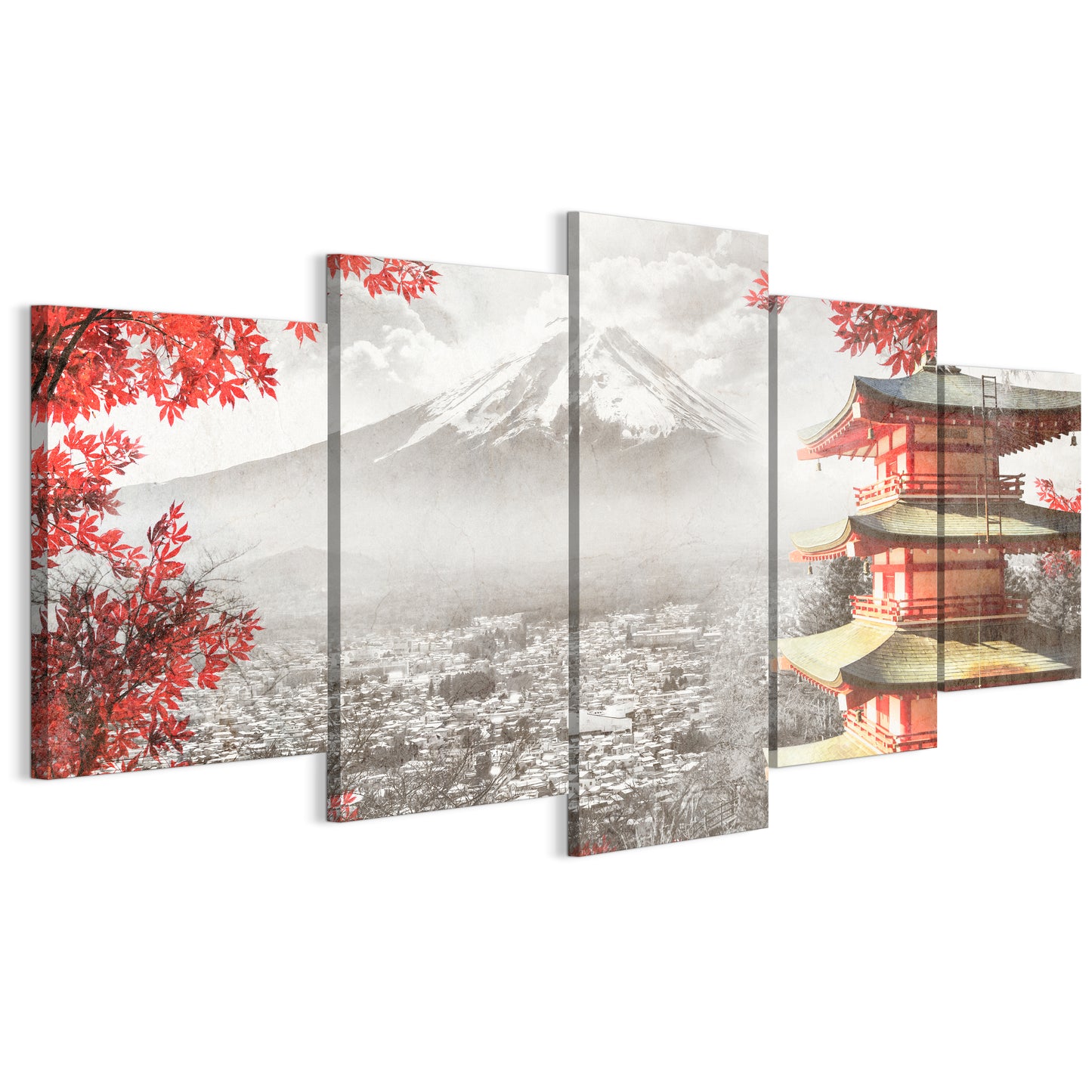 LUMASOUL Bild 100x50 Natur Asiatisch 