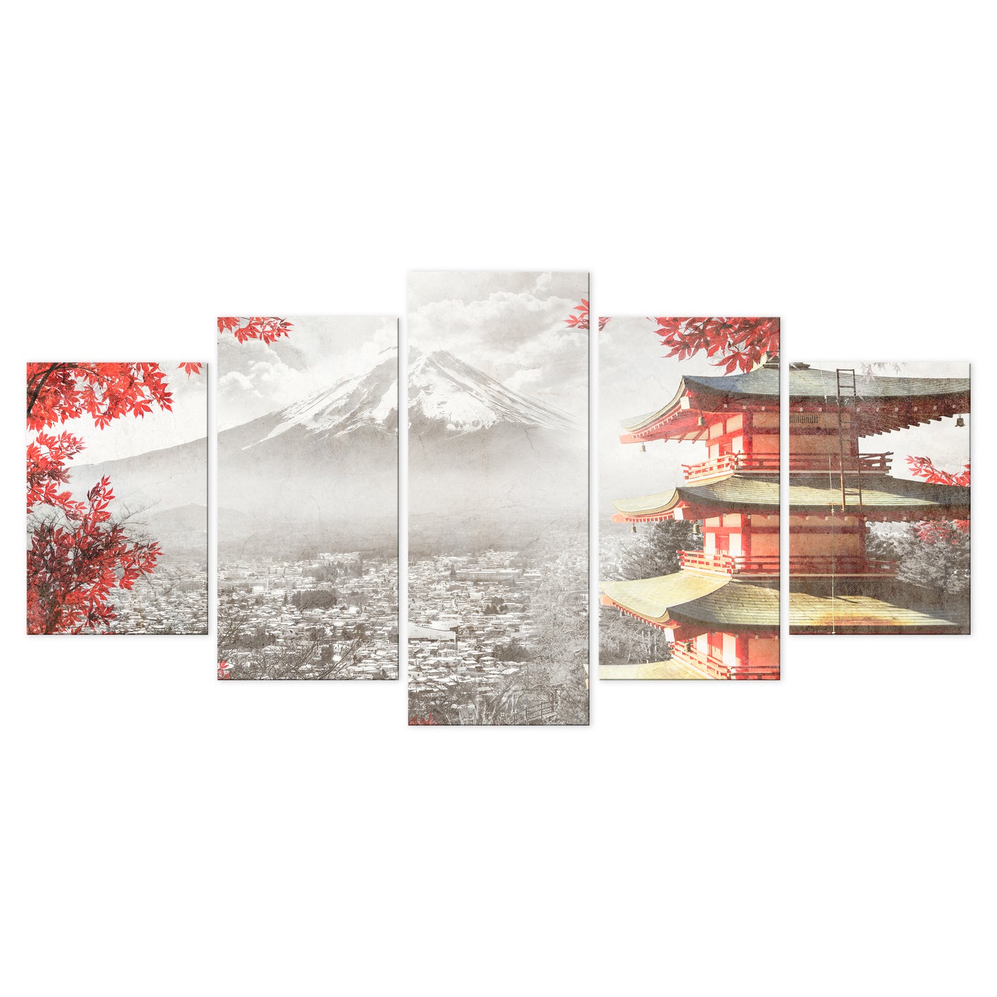 LUMASOUL Bild 100x50 Natur Asiatisch 