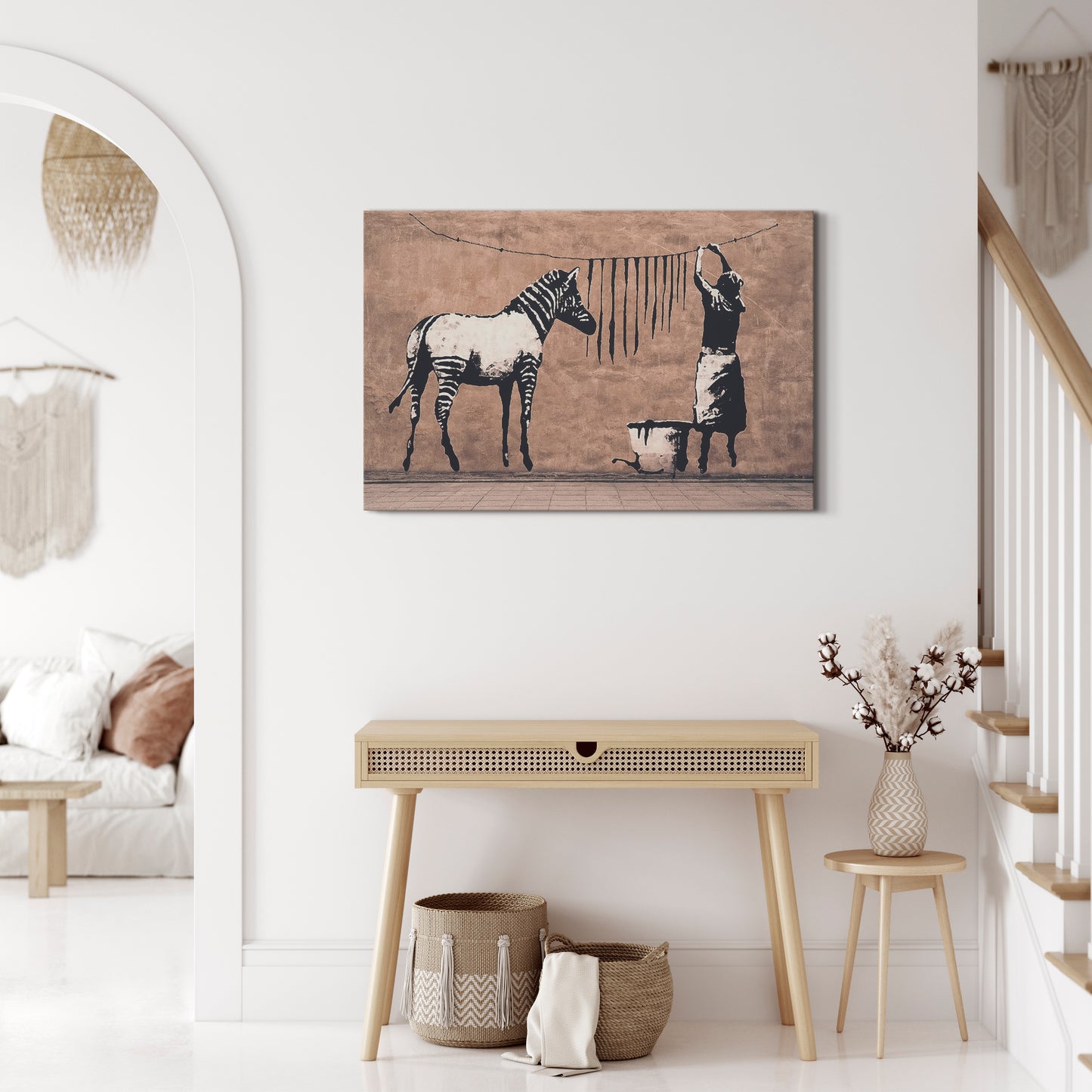 LUMASOUL Obraz 120x80 Natura Banksy