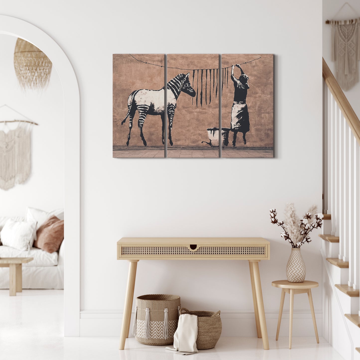 LUMASOUL Obraz 120x80 Natura Banksy