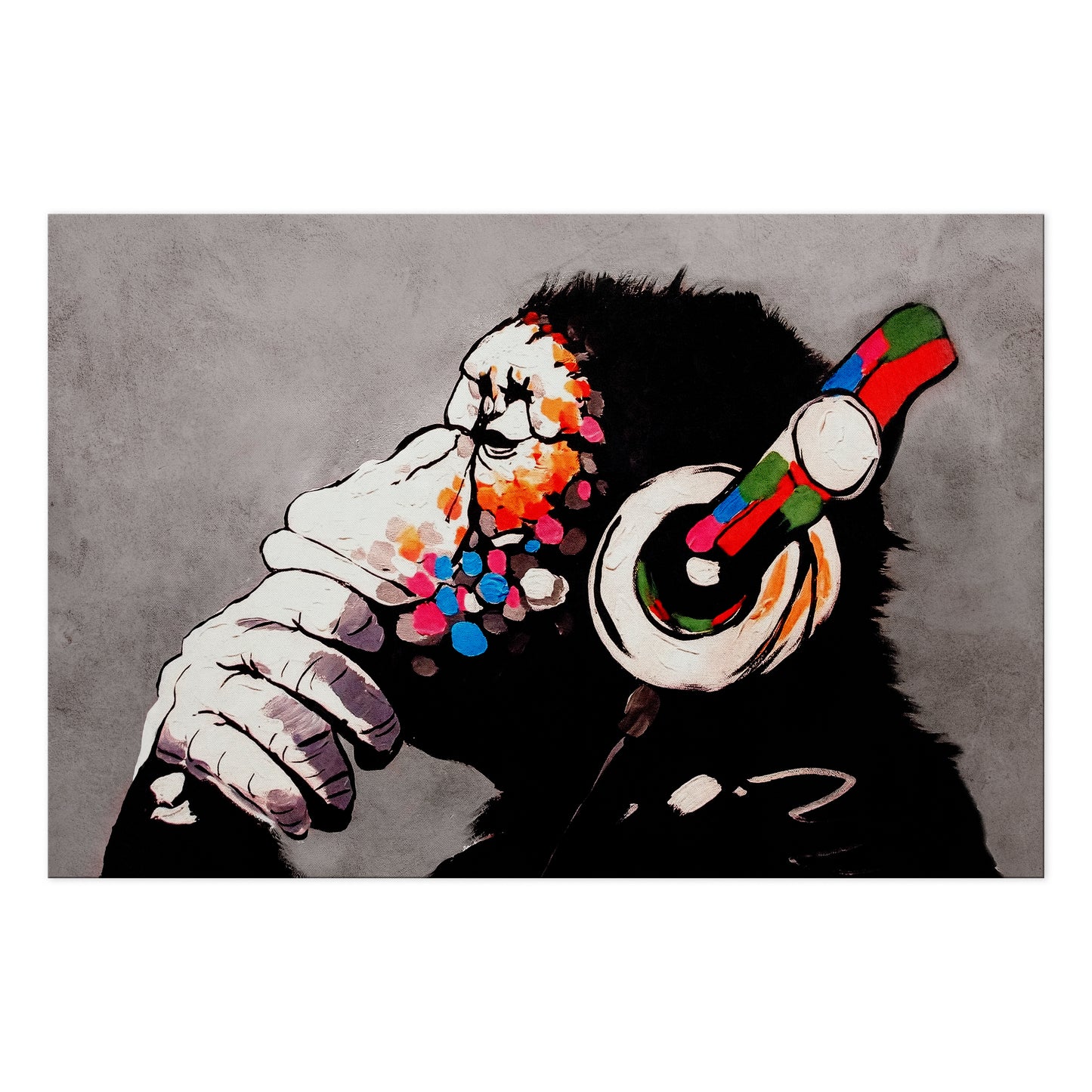 LUMASOUL Obraz 120x80 Wiele kolorów Banksy