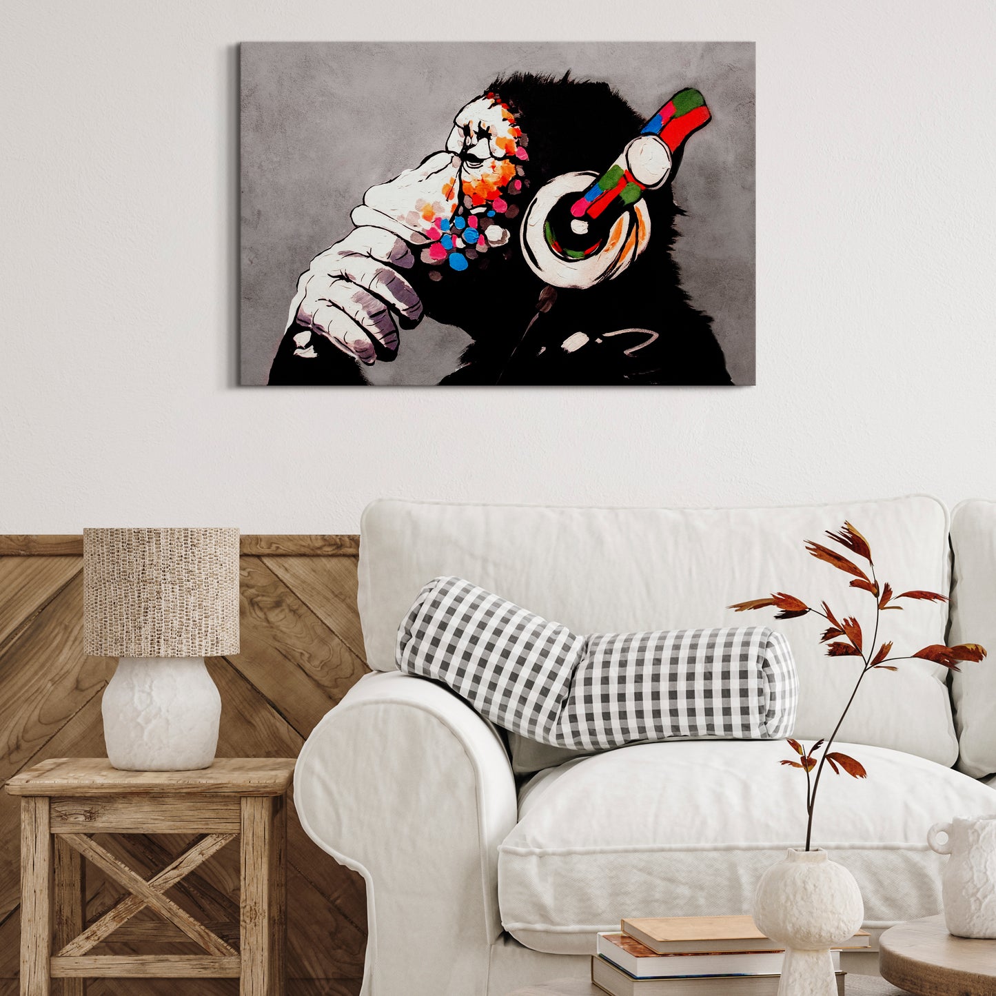 LUMASOUL Obraz 120x80 Wiele kolorów Banksy