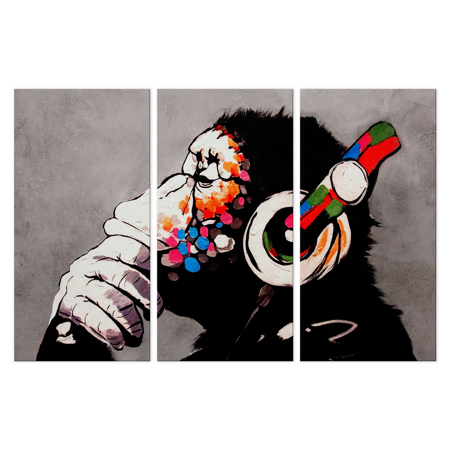 LUMASOUL Obraz 120x80 Wiele kolorów Banksy