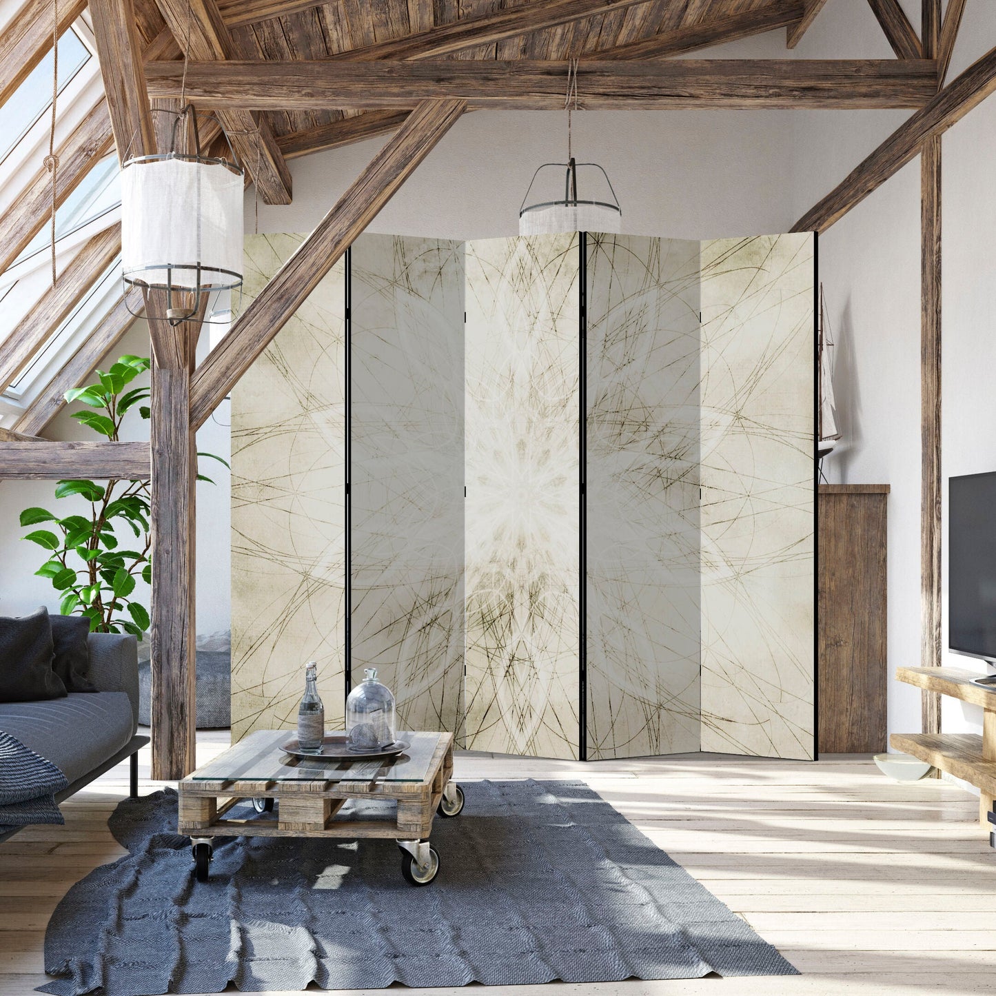 LUMASOUL Parawan tła i desenie Hinduski-Boho