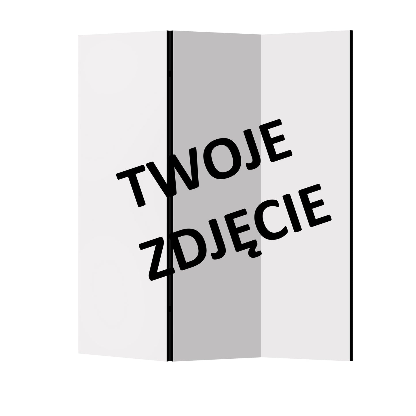 LUMASOUL Parawan personalizowany 3-cześciowy 135x172 cm – Twój własny wzór lub zdjęcie